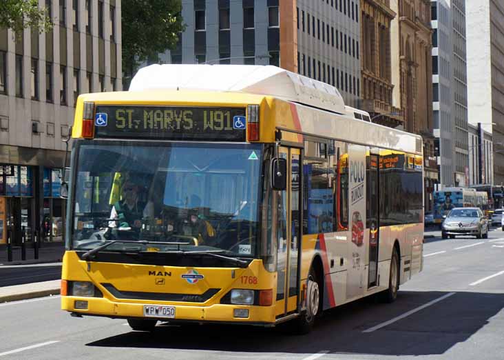 Adelaide Metro MAN NL232 CNG ABM CB62A 1768